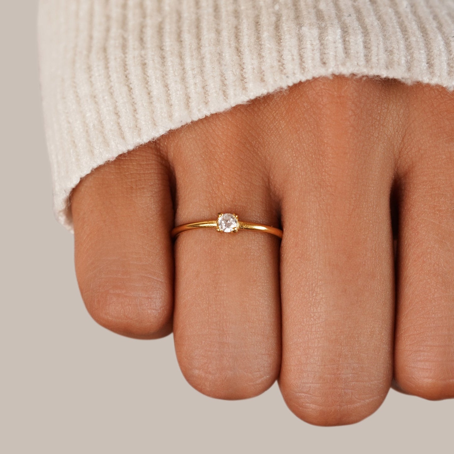 Geboortesteen 18K Gouden Ringen
