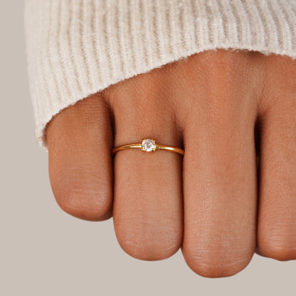 Geboortesteen 18K Gouden Ringen