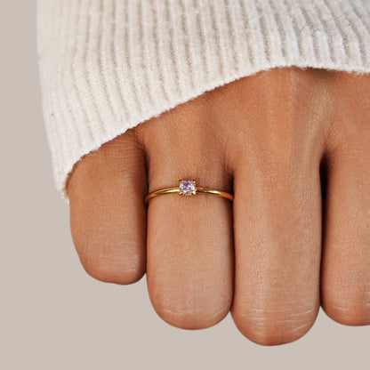 Geboortesteen 18K Gouden Ringen
