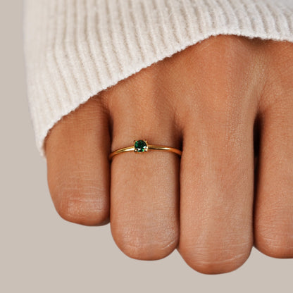 Geboortesteen 18K Gouden Ringen