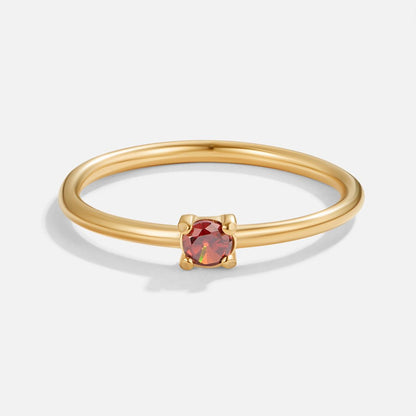 Geboortesteen 18K Gouden Ringen