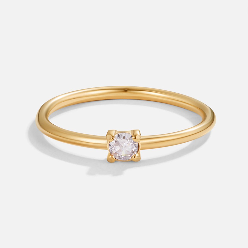 Geboortesteen 18K Gouden Ringen