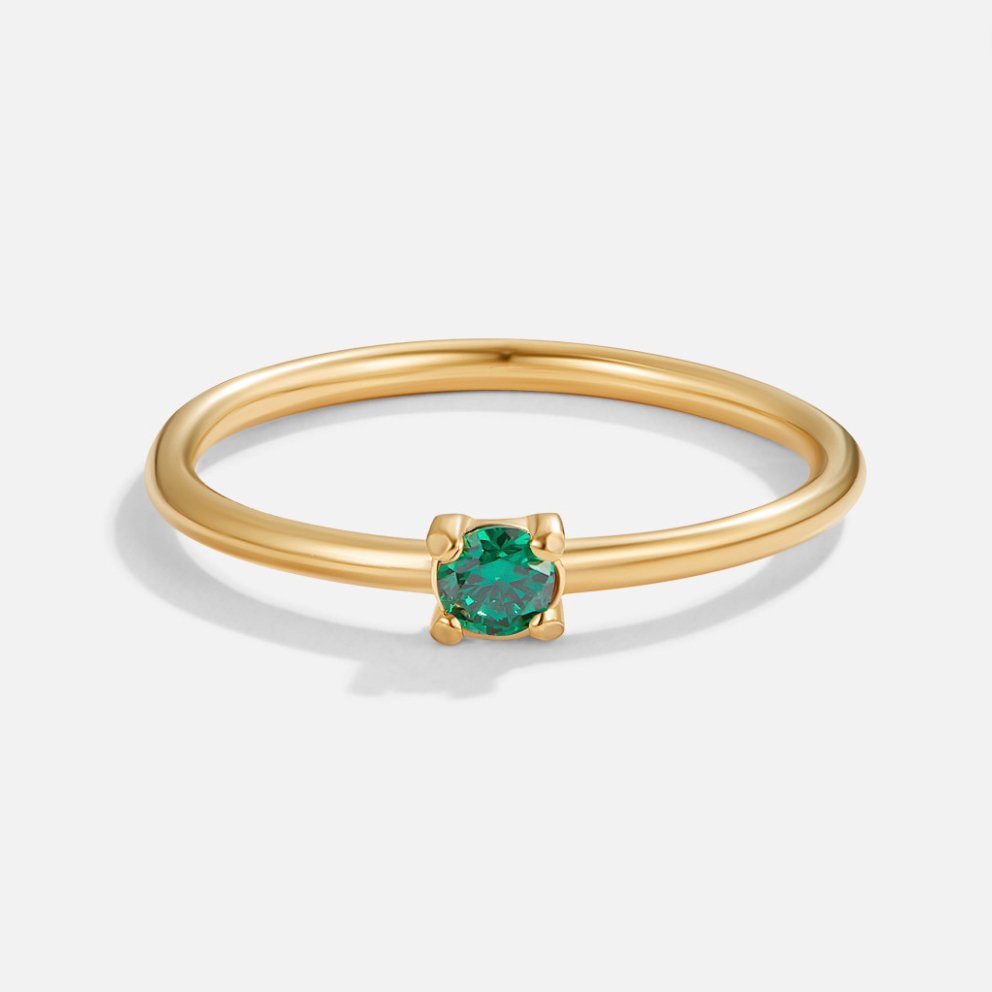Geboortesteen 18K Gouden Ringen