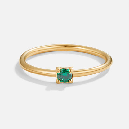 Geboortesteen 18K Gouden Ringen