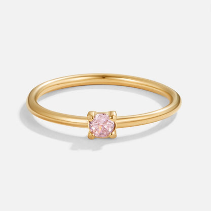 Geboortesteen 18K Gouden Ringen
