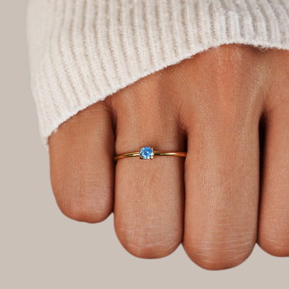 Geboortesteen 18K Gouden Ringen