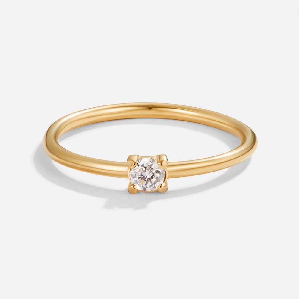 Geboortesteen 18K Gouden Ringen