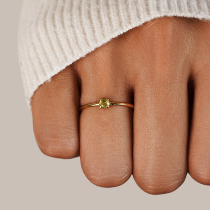 Geboortesteen 18K Gouden Ringen