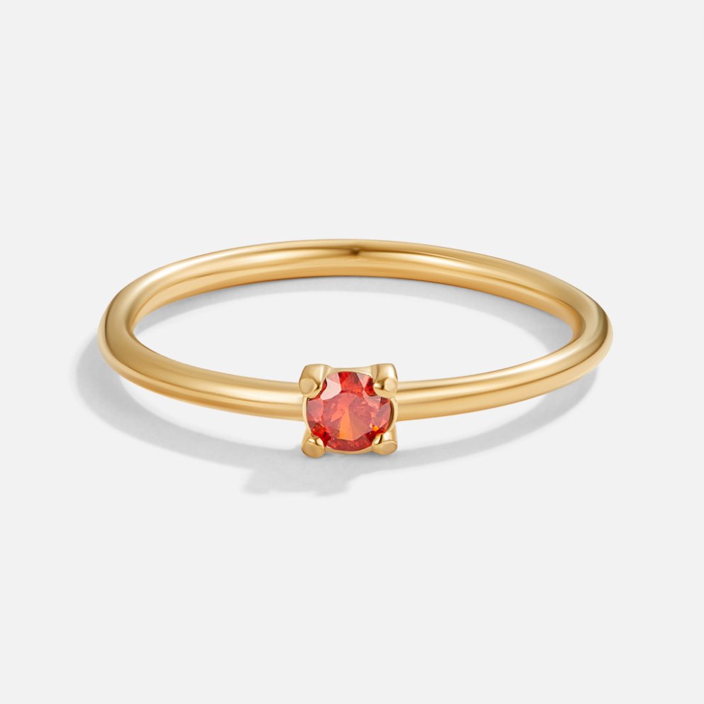 Geboortesteen 18K Gouden Ringen