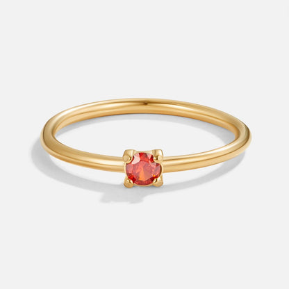 Geboortesteen 18K Gouden Ringen