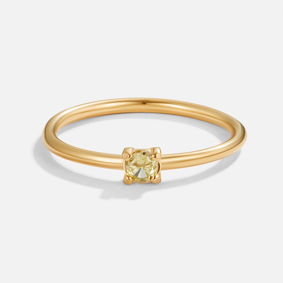 Geboortesteen 18K Gouden Ringen