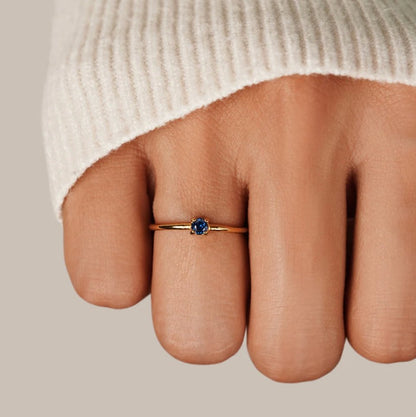 Geboortesteen 18K Gouden Ringen