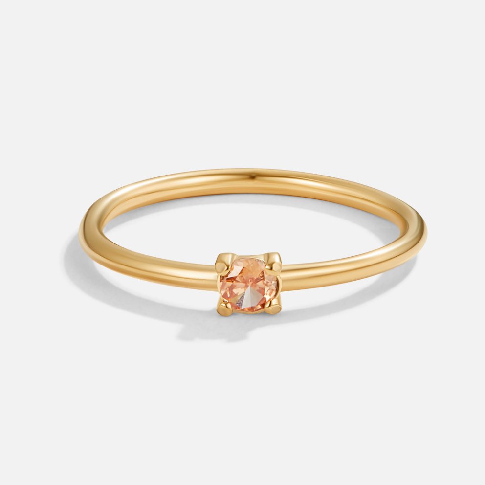 Geboortesteen 18K Gouden Ringen