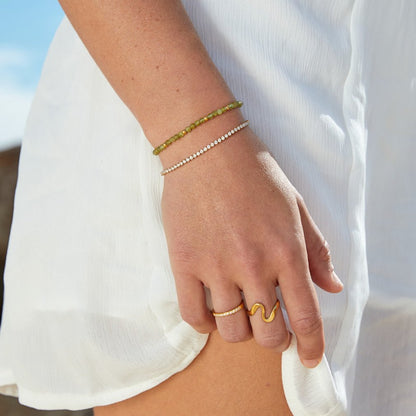 Cordelia Gouden Tennisarmband