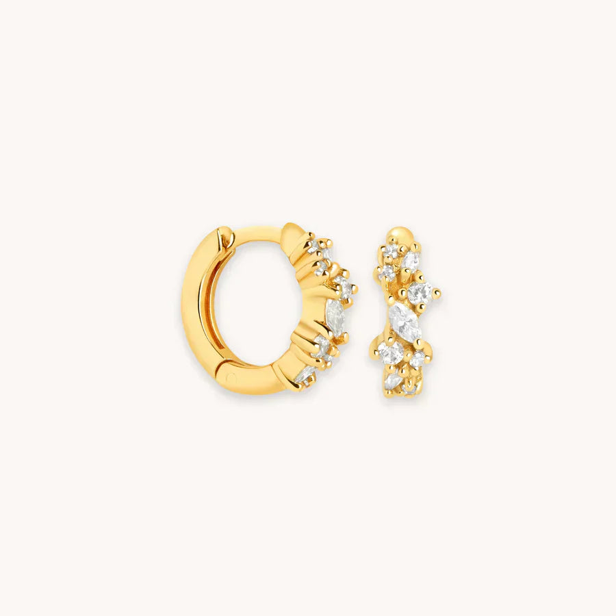 Kristallen Cluster Huggies | Goud