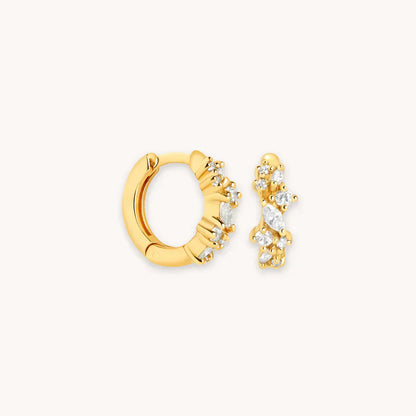 Kristallen Cluster Huggies | Goud