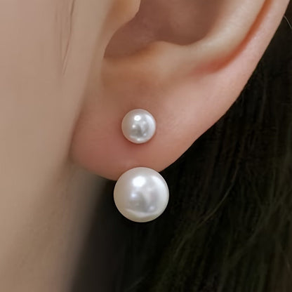 Double Parel Statement Oorbellen