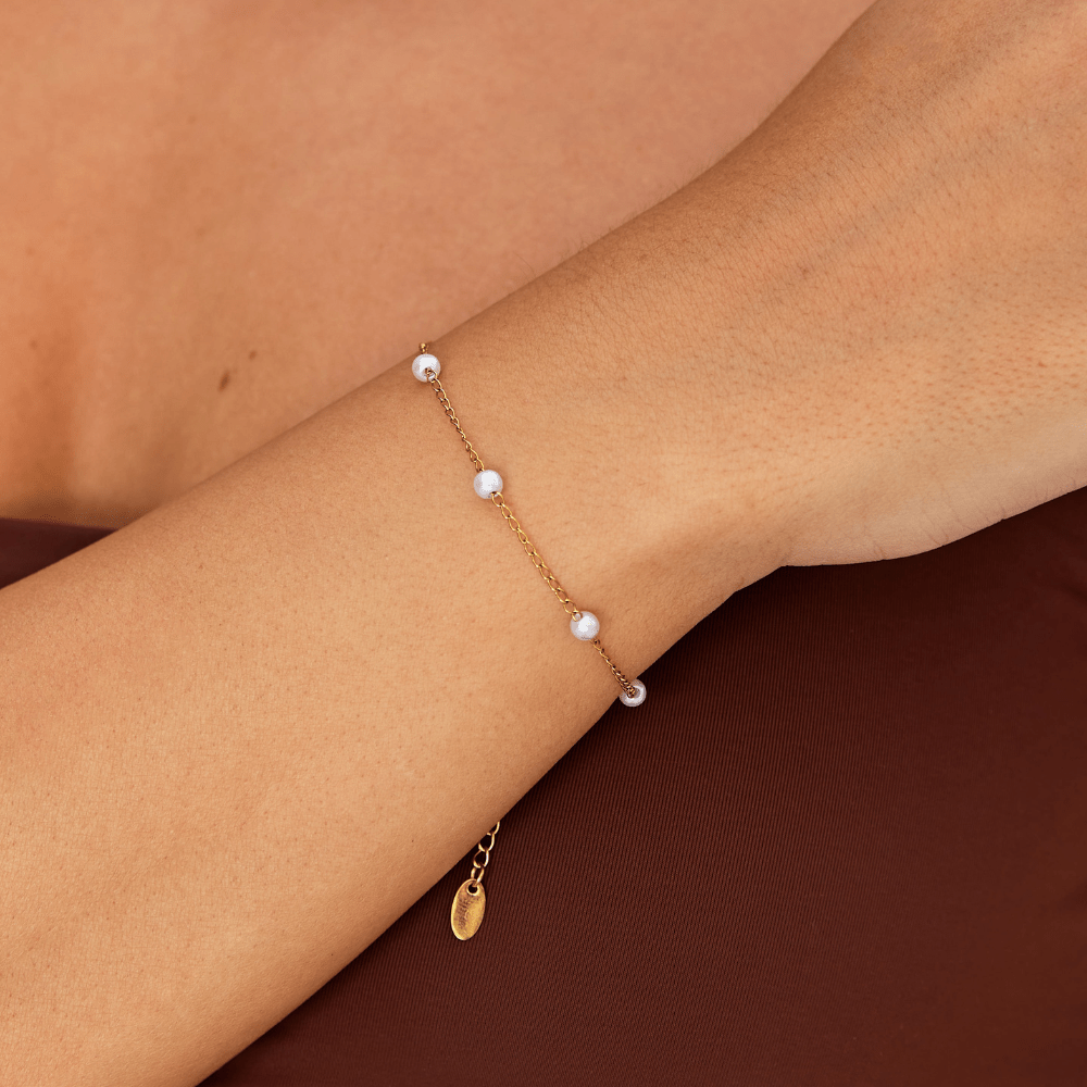 Nura Zoetwater Parel Armband