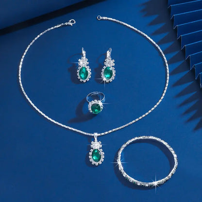 Seloria Grevalyn Sieraad Set | Witgoud