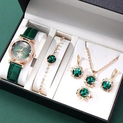 Verdantra Timecourt Sieraad Set | Goud