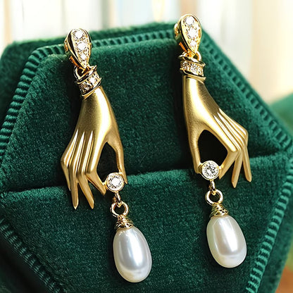 Graceful Hand Parel Oorbellen