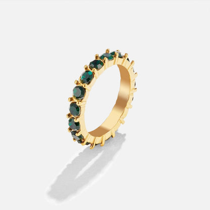 Emerald Beauty 18K Kristallen Ring