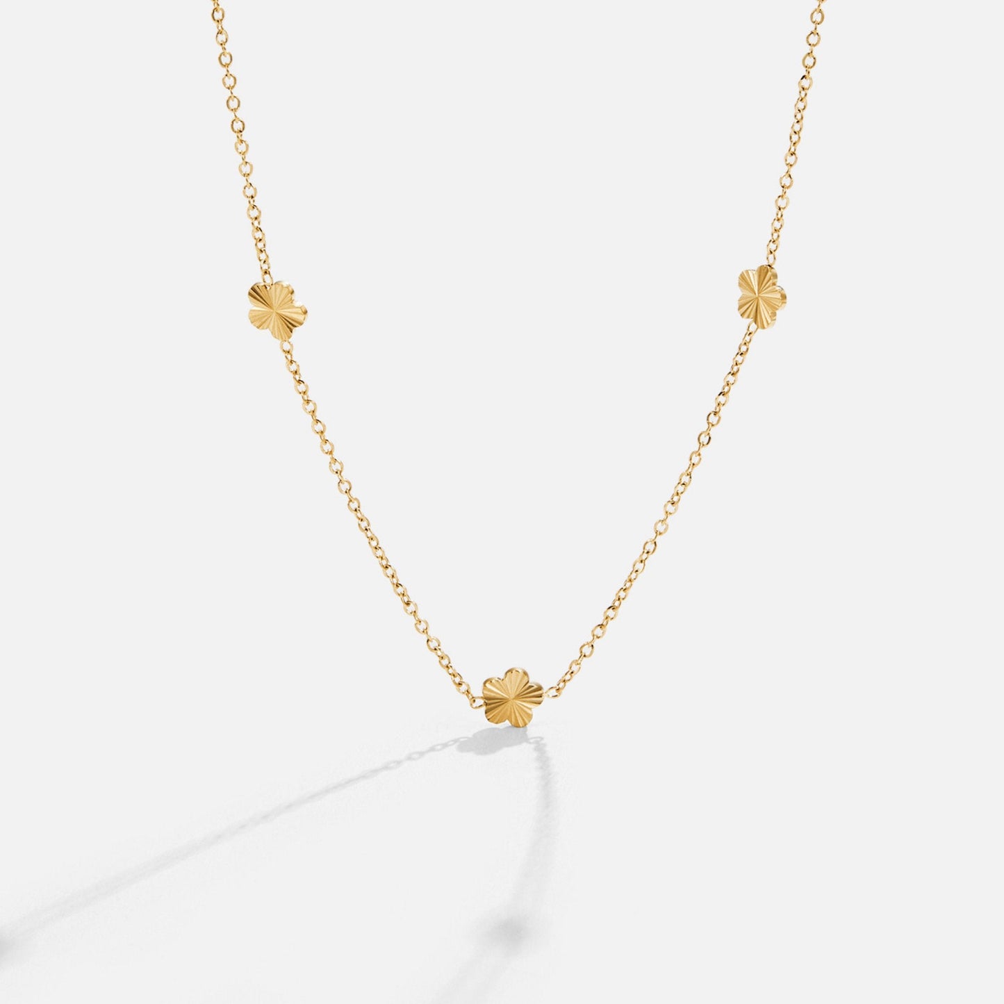 Bloemenkracht 18K Gouden Kettinghalsband