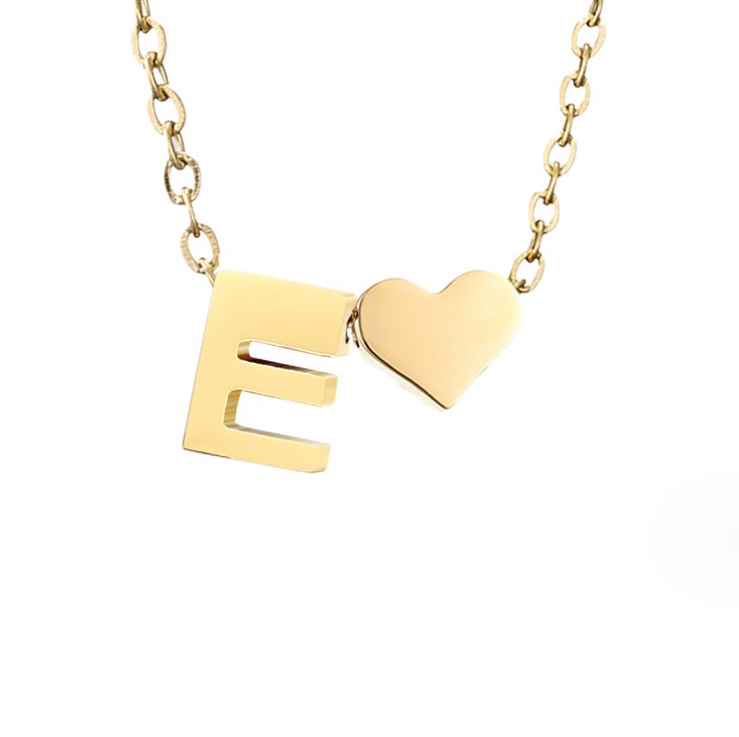 Eeuwige Liefde & Brief Gold Necklace