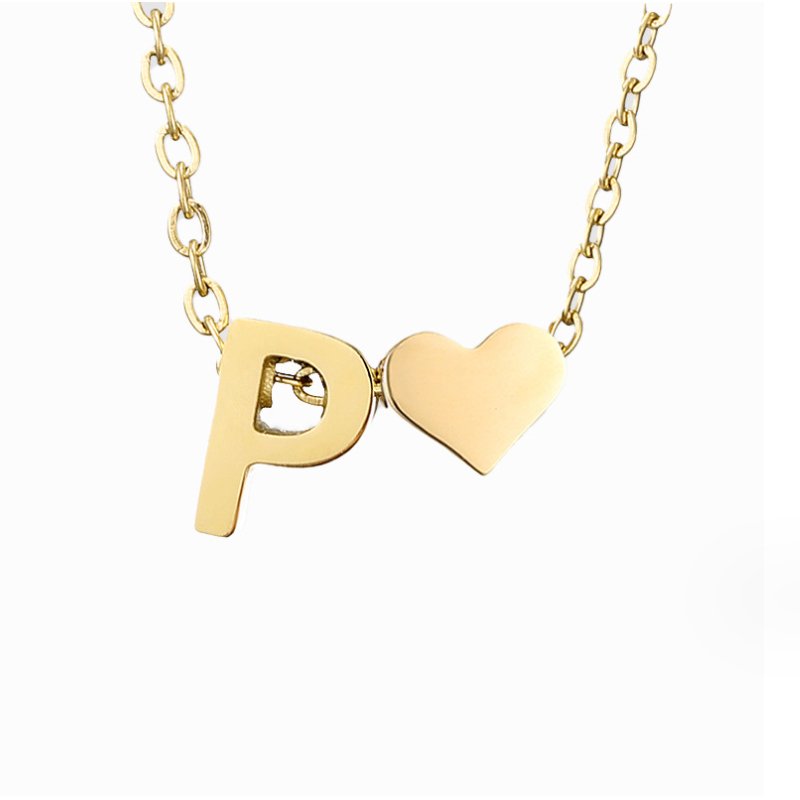Eeuwige Liefde & Brief Gold Necklace