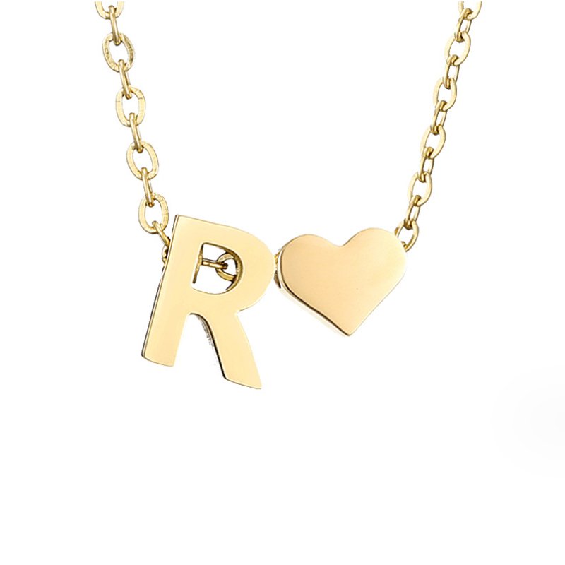 Eeuwige Liefde & Brief Gold Necklace