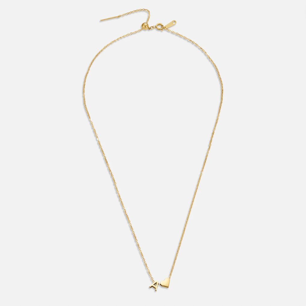 Eeuwige Liefde & Brief Gold Necklace