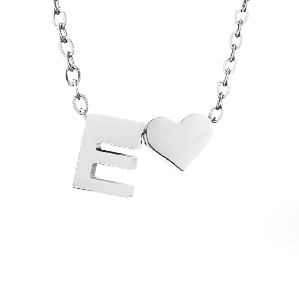Voor altijd Liefde & Brief Zilveren Ketting