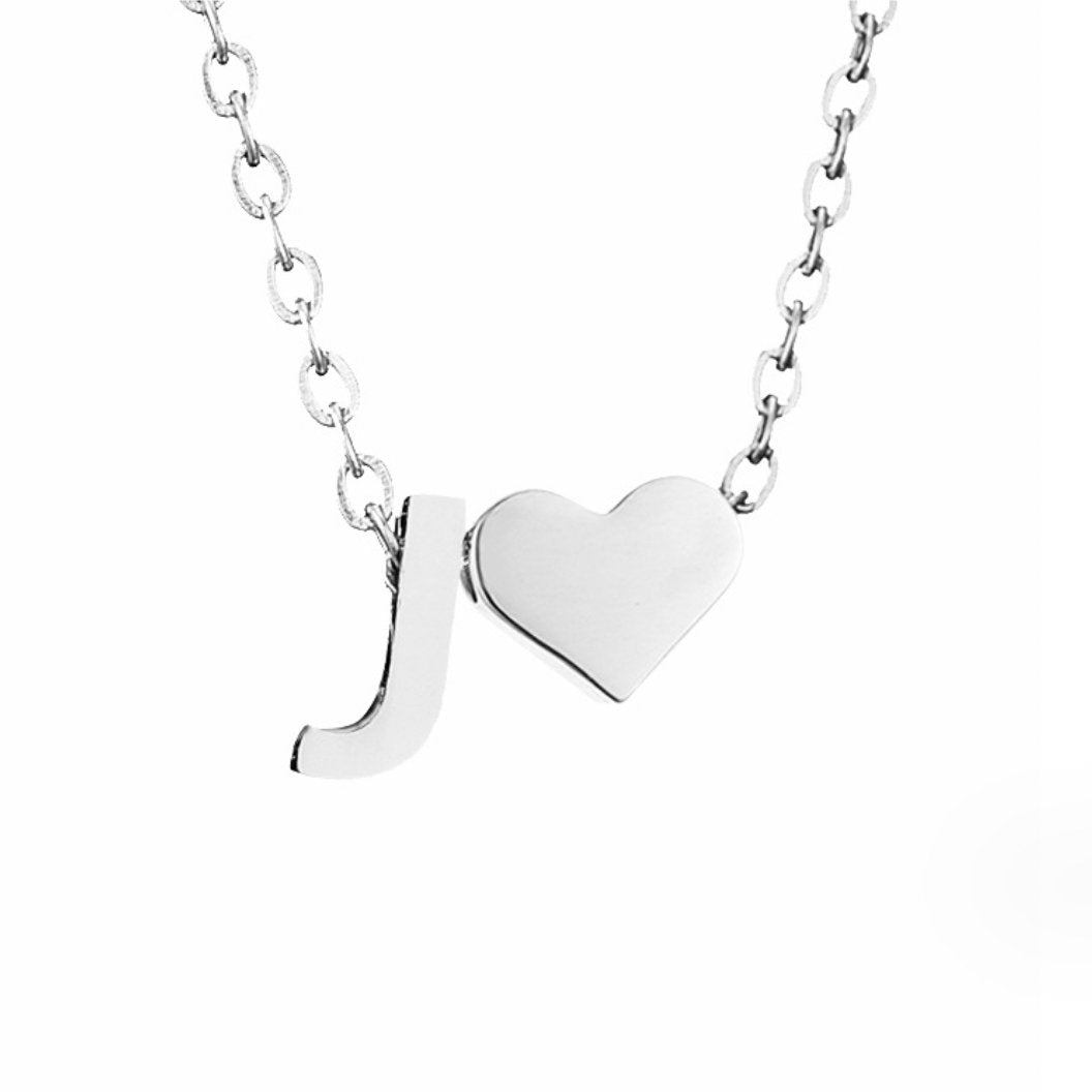 Voor altijd Liefde & Brief Zilveren Ketting