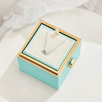 Voor altijd Liefde & Brief Zilveren Ketting