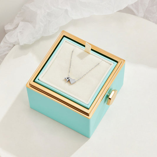 Voor altijd Liefde & Brief Zilveren Ketting
