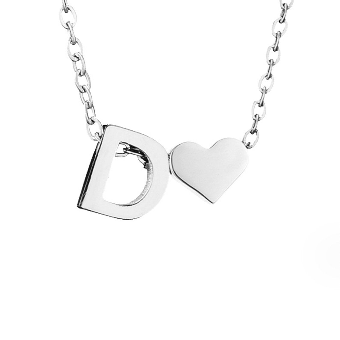 Voor altijd Liefde & Brief Zilveren Ketting