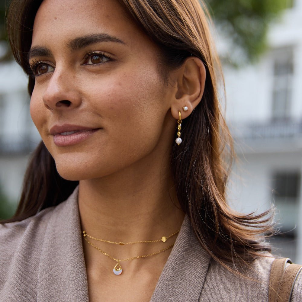 Sofia Parel Stud Oorbellen