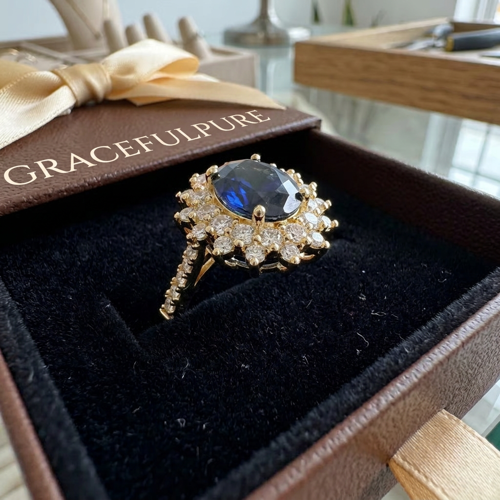 Vionne Saphirae Ring | Goud