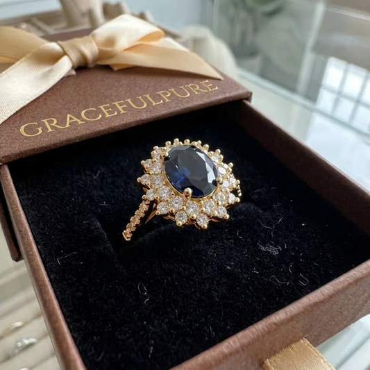 Vionne Saphirae Ring | Goud