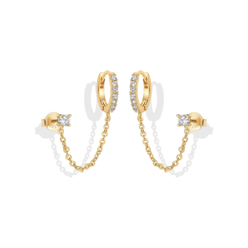 Adella Ketting Oorbellen | Goud