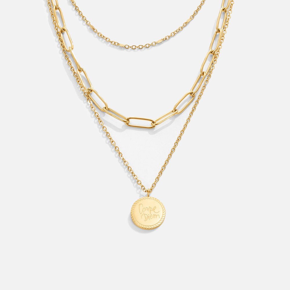 Geya Coin Laag Necklace