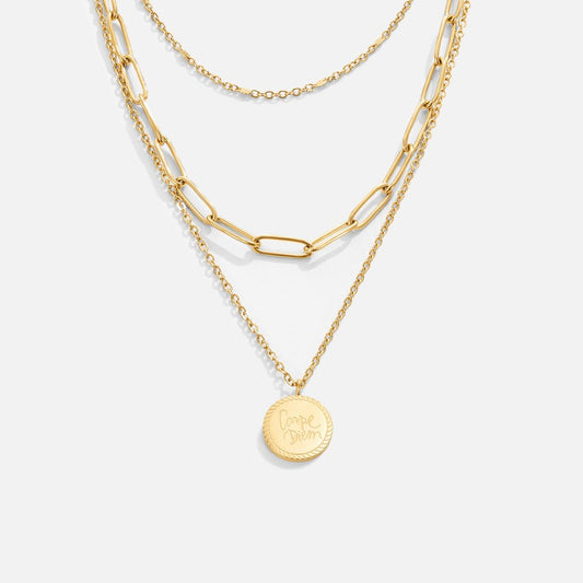 Geya Coin Laag Necklace