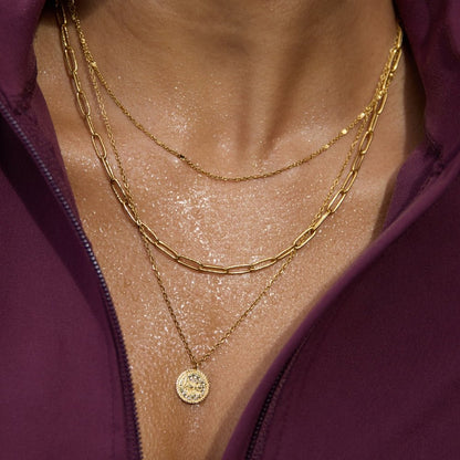 Geya Coin Laag Necklace