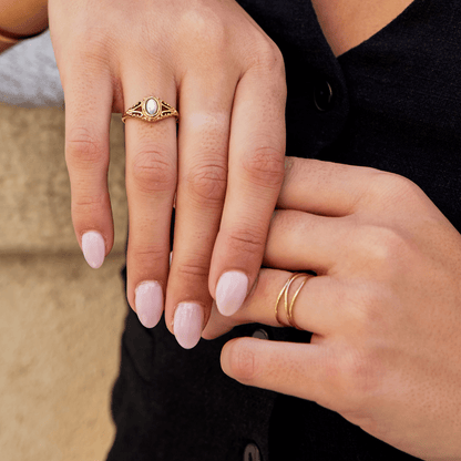 Gouden Infinity Loop Ring