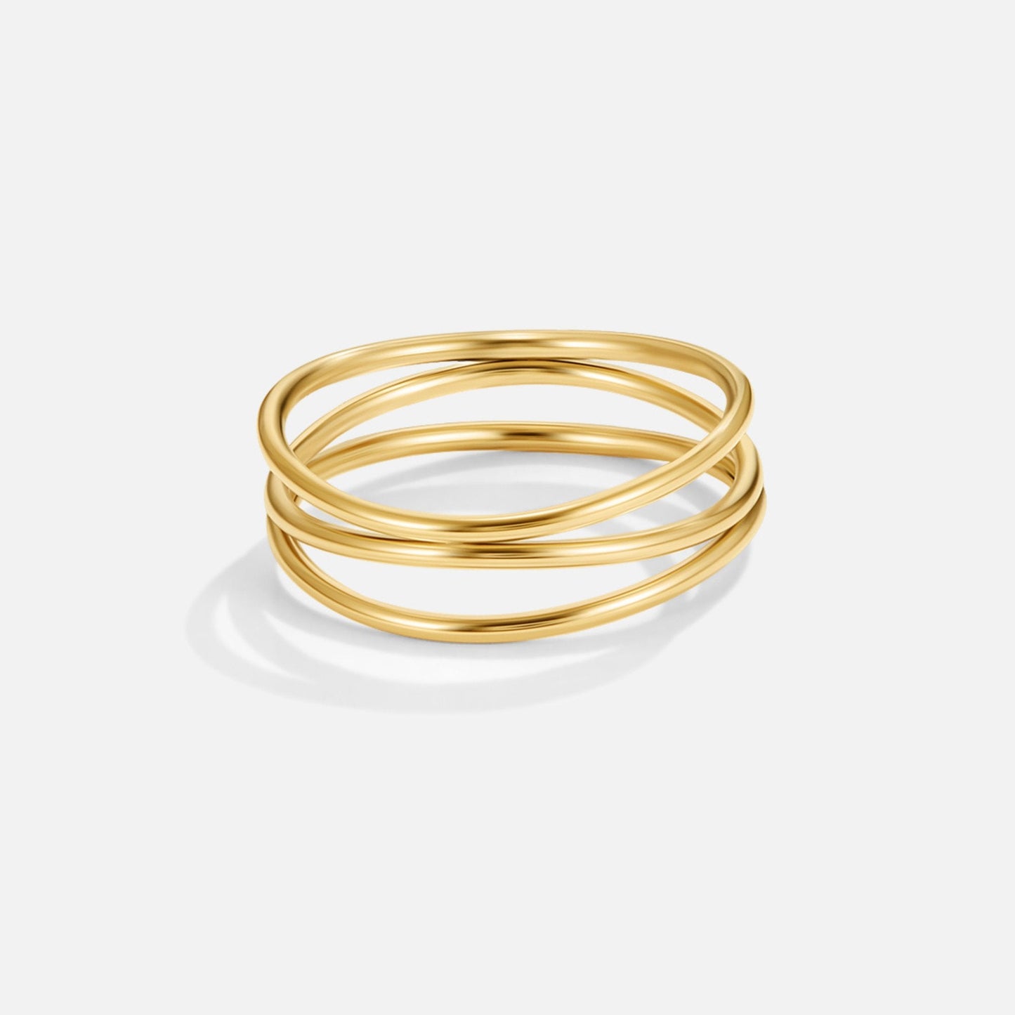 Gouden Infinity Loop Ring