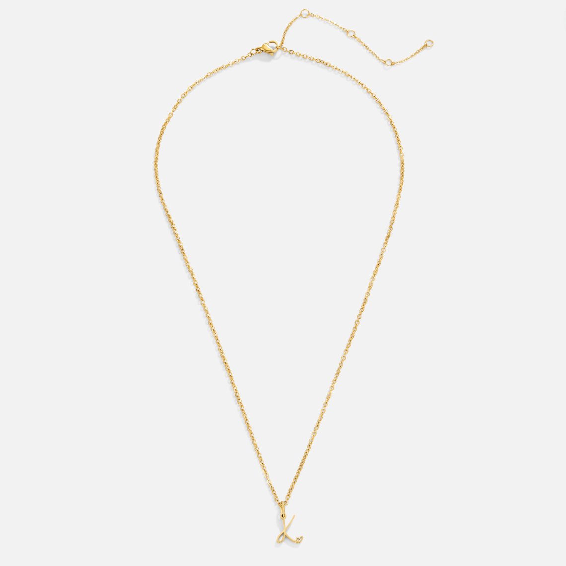 Gouden Letter Hart Ketting