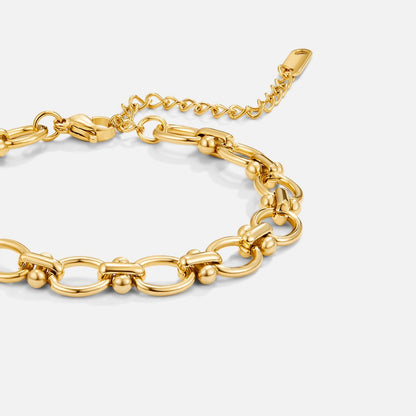 Gouden Schakelarmband