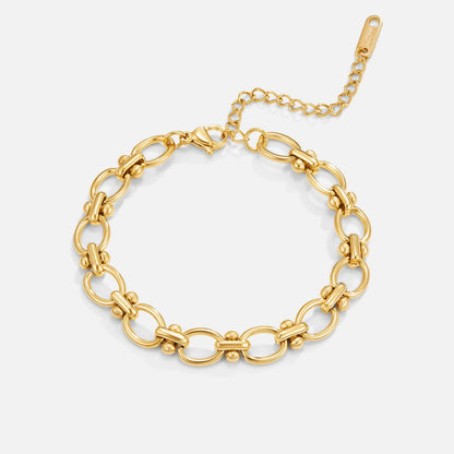 Gouden Schakelarmband