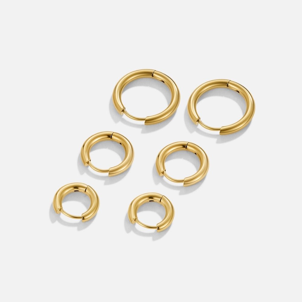 Gouden Trio Mini Hoepel Set