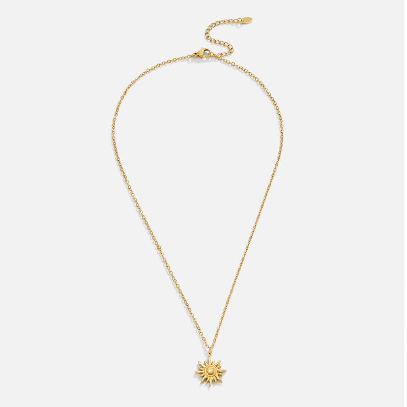 Gouden Zonneburst Ketting